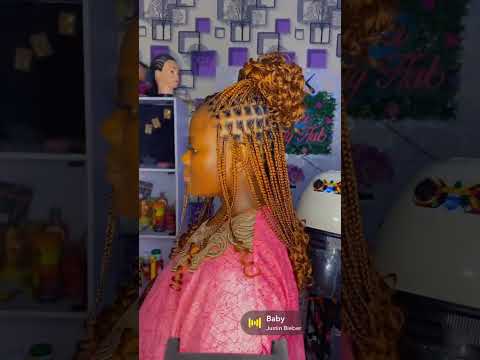 Braids Short Curly Knottless Braids 