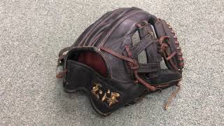 所沢市　野球専門店　玉澤　軟式内野手グラブ　修理前