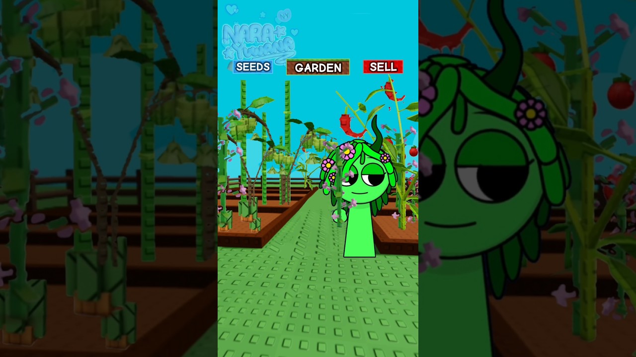 Sprunki x Grow a garden 