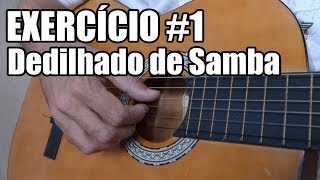 Batida de Samba no Violão (dedilhado) Vídeo Aula #1 chords