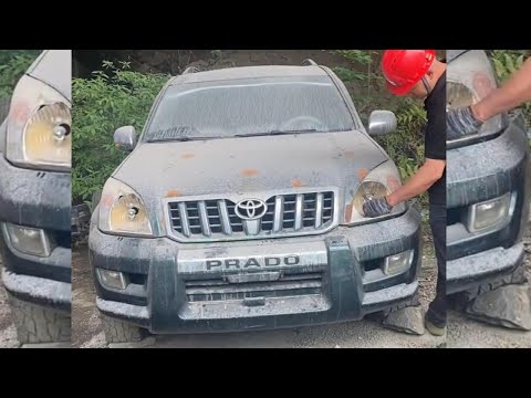 Restoration of an abandoned Toyota Prado LC120 - Car Spa - Classic Car Restoration