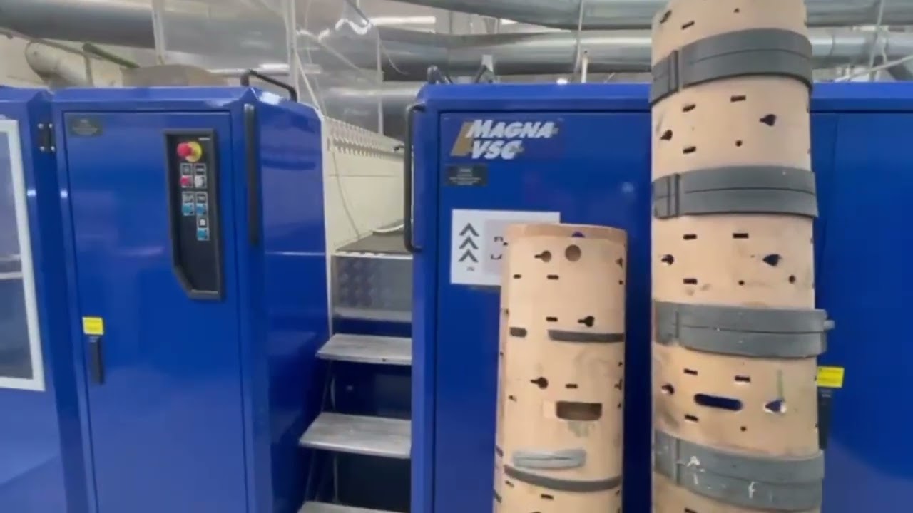 EMBA 245 QUICK SET CASEMAKER direct drive machine with 6 colors and rotary die-cutter in production