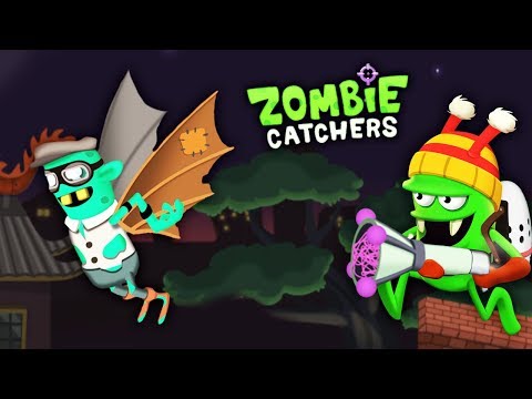 Видео: ОХОТА НА ЗОМБИ! Новый ЗОМБИ ЛЕТУН из КИТАЙСКОГО КВАРТАЛА Мультик игра Zombie Catchers