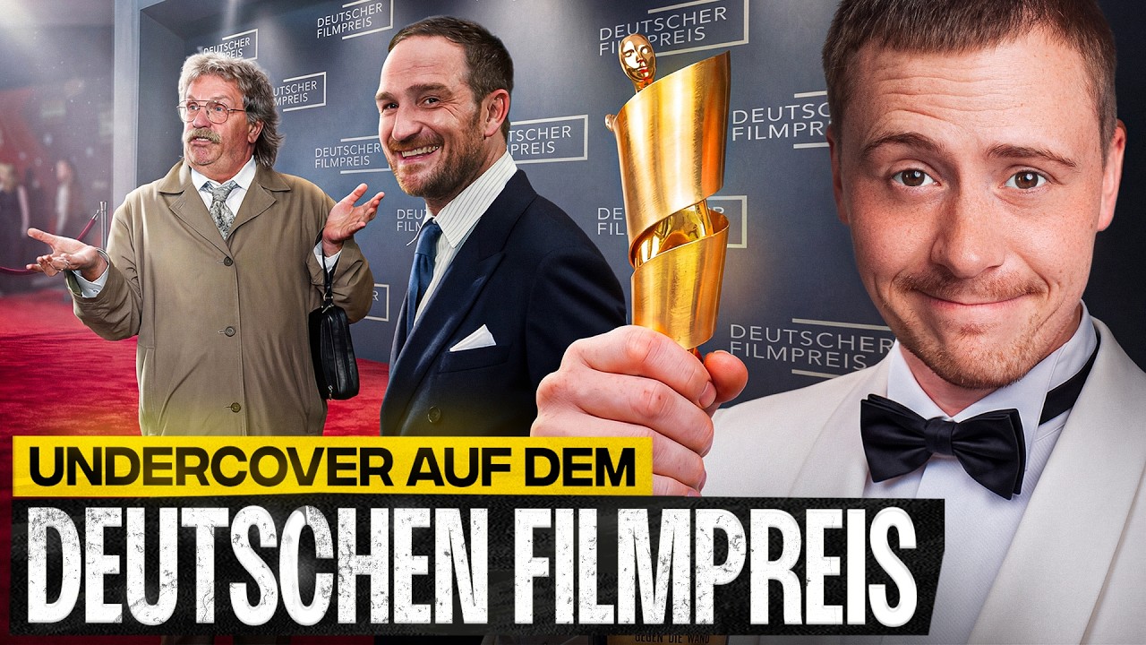 Ich schleiche mich auf den Deutschen Filmpreis 🫣