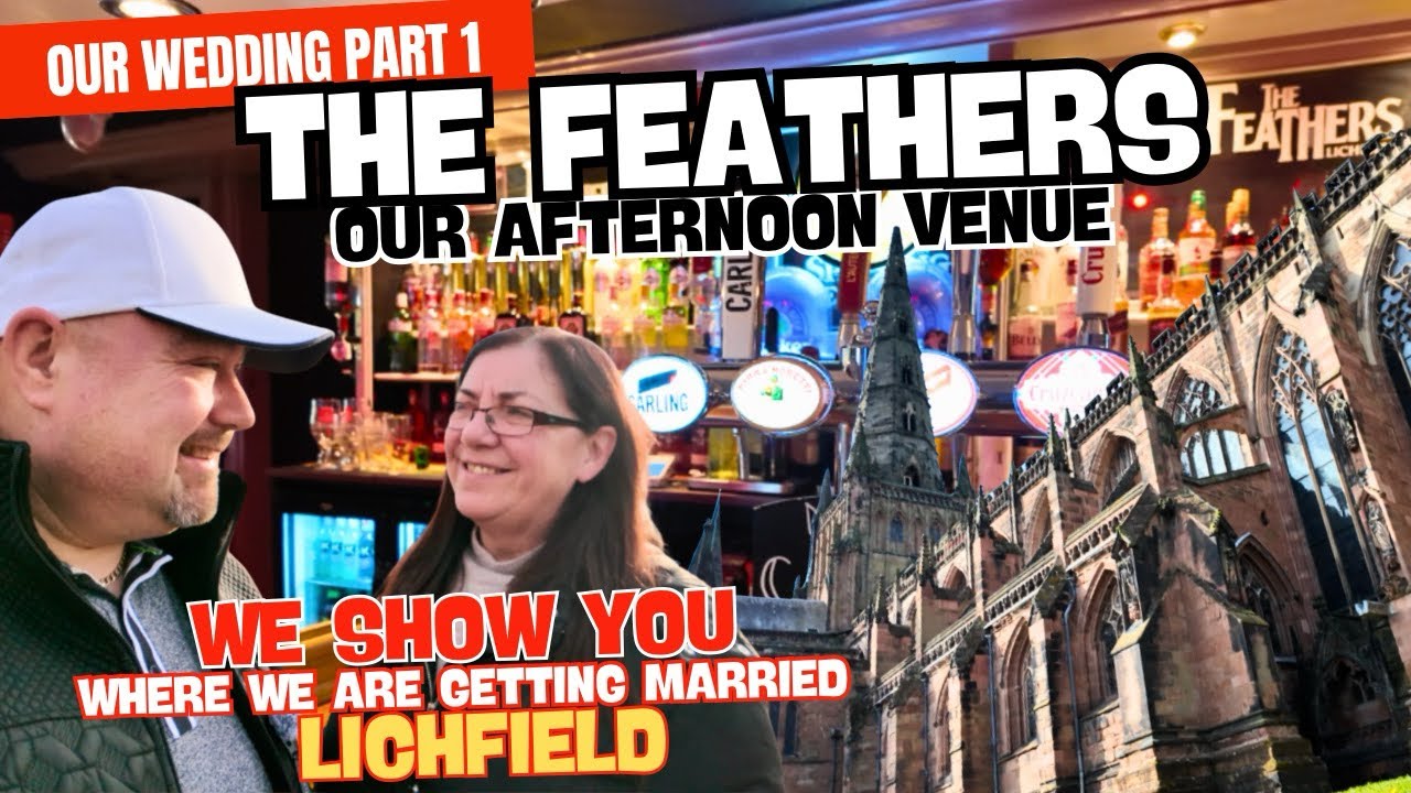 Our WEDDING PART 1 - Registry Office and The BEST CHIPS EVER at The Feathers in Lichfield