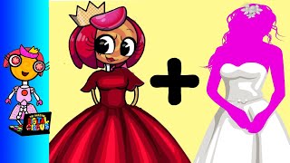 Princess loolilalu WEDDING! Pomni React to The Amazing Digital Circus Animations # 131