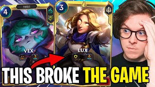 THIS IS THE BEST NEW DECK IN THE GAME!! Lux & Vex Spirit Boosting  Legends of Runeterra