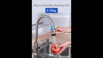 Đầu Lọc Nước Trực Tiếp Tại Vòi 6 Tầng Lọc Thế Hệ Mới - Lọc Nước Mini 6 Tầng Có Co Tăng Giảm Gắn