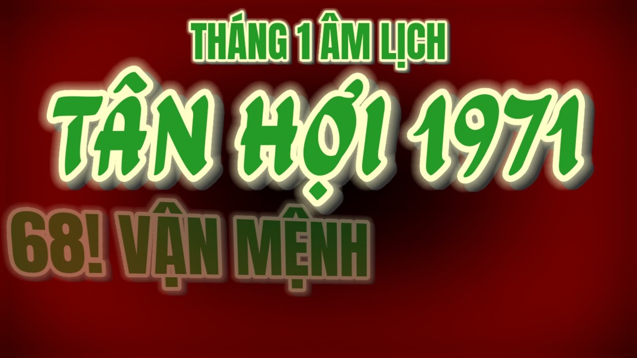 Ví Như Vấp Trúng Hố Vàng! Tân Hợi 1971 Tháng 1 Âm 2026 Thiên Thời Mở Lối Giàu Sang Đấy!