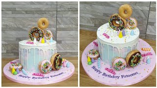 PASTEL DONUT CAKE / BIRTHDAY CAKE / VLOG #70