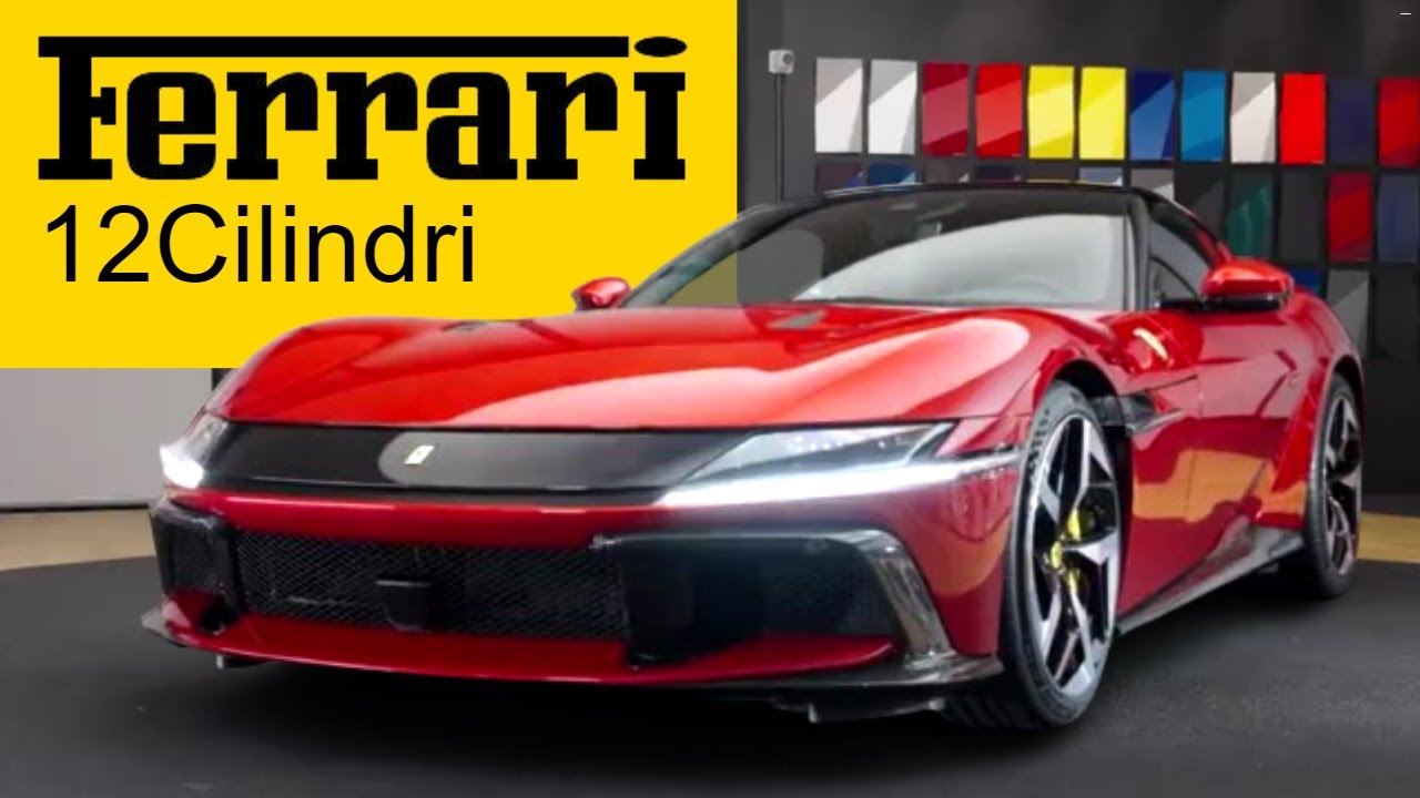 New Ferrari 12Cilindri in Red - YouTube