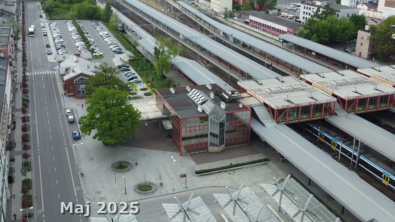 Zamiast raportu - Dworzec Główny PKP w Częstochowie. Maj 2025 roku