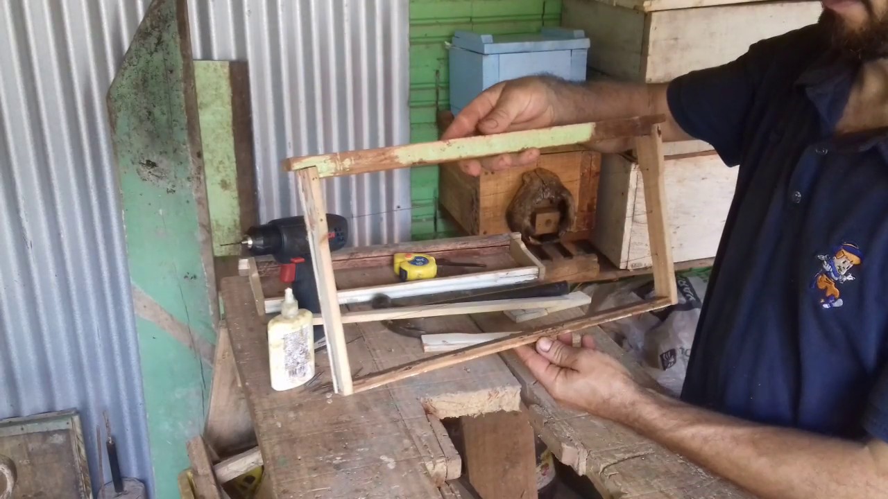 Como fazer quadros (caixilho) ninho e melgueira padrão langstroth