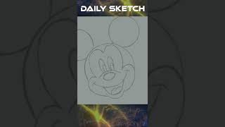 Daily Disney Sketch Mickey Mouse Part 25
