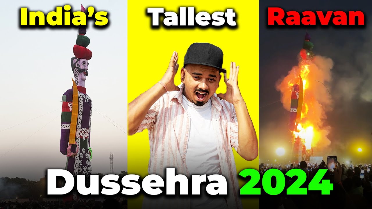 Chandigarh Tallest Ravan 2024 | रावण दहन  | Gareeb Vlogs
