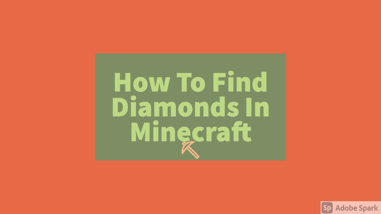 How to find Diamonds in Minecraft YouTube