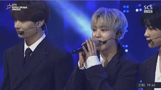 [181002] SEVENTEEN @ Korea Drama Award  Clap + Aju Nice + Oh My!