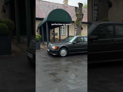 Always shining, despite the rain - the Mercedes-Benz 190 E | #shorts