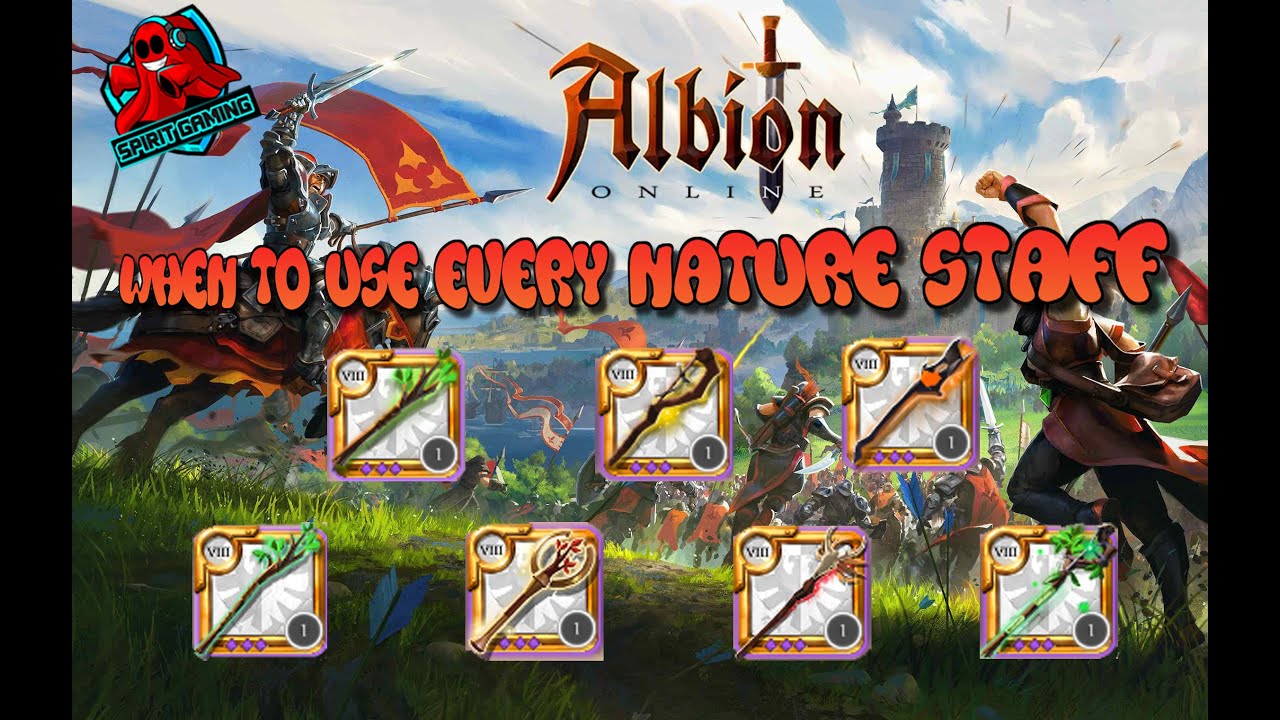 Explaining When To Use Every Nature Staff Albion Online Guide