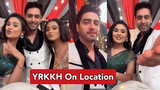 YRKKH On Location: Armaan's New Look For The Party | Where Is Abhira?