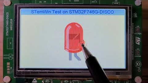 STemWin을 사용한 이미지 클릭 이벤트 처리 영상