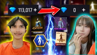 FreeFire, build a hundred thousand diamond ID, buy everything...!!? @Primmy's channel, test your ...