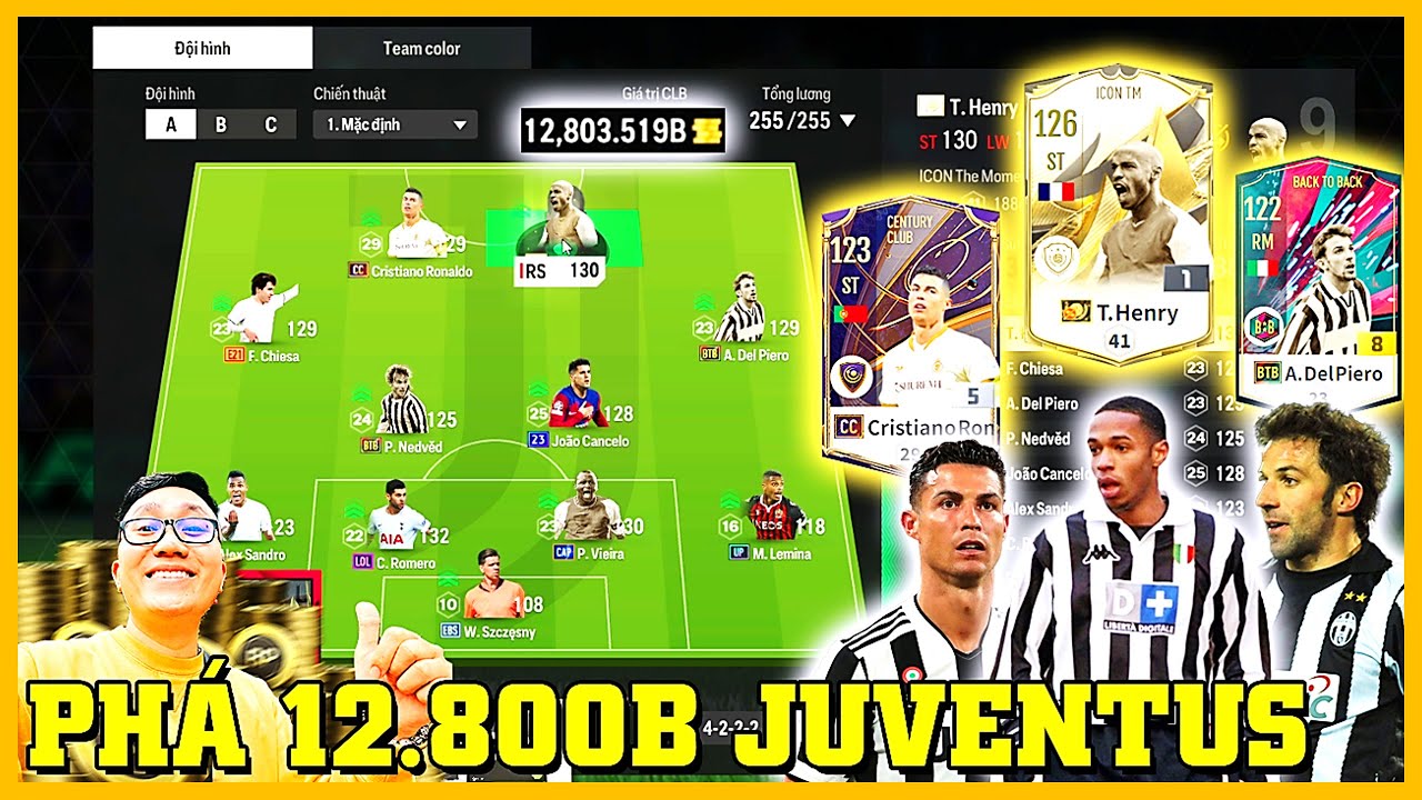 Phá Hơn 12.000 Tỷ BP Tươi I Love Xây Dựng Siêu Đội Hình JUVENTUS KHỦNG ...