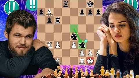 Super play Chess Game : 97 | Magnus Carlsen vs Tania Sachdev #chess #chessgrandmaster#magnuscarlsen