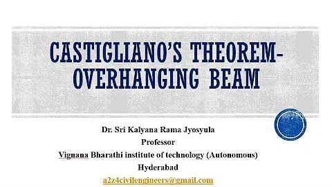 Castigliano's Theorem-Overhanging Beam
