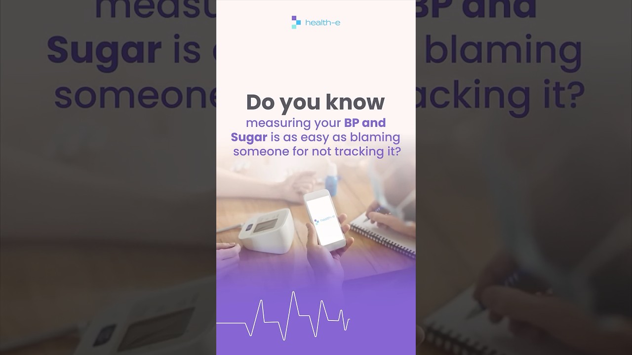 Tracking your blood pressure and sugar levels has never been this simple!💡 - Download Health-e