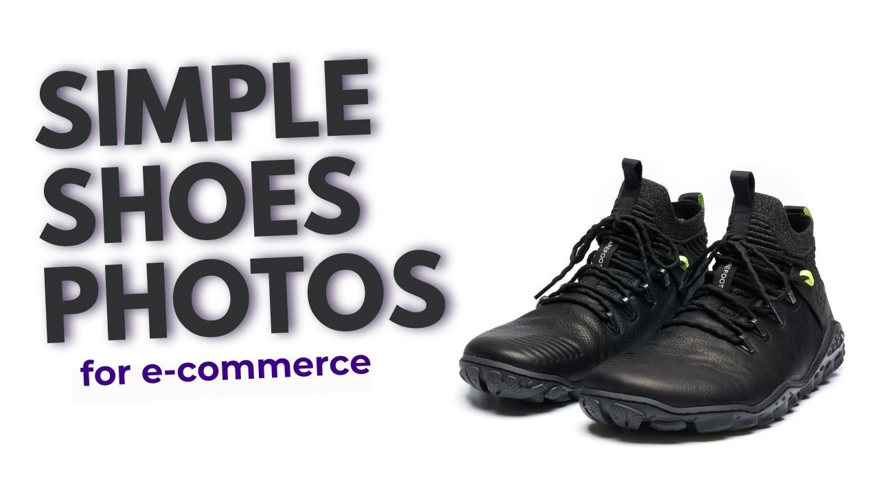 How to photograph shoes for e-commerce