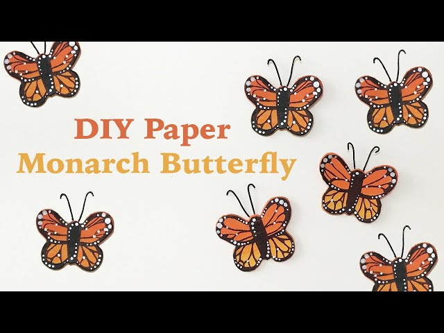 MONARCH BUTTERFLY PAPER PROJECT – Pepper and Pine