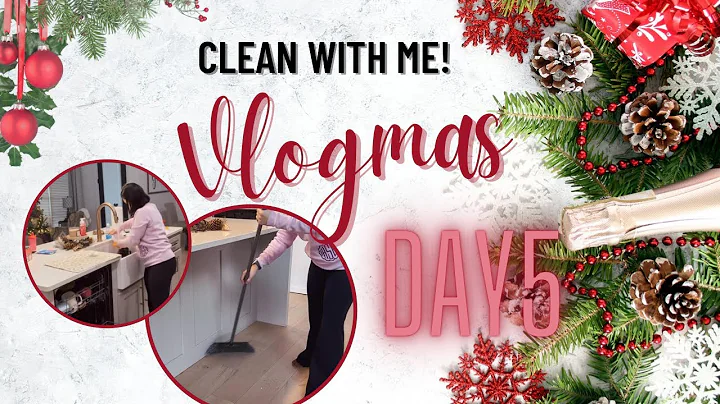 *NEW* CLEAN WITH ME VLOGMAS DAY 5 | SPEED CLEANING | POWER HOUR