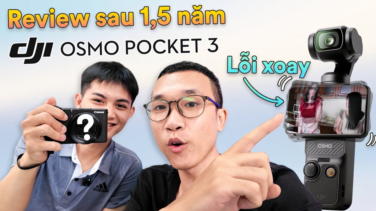 🎥 Review DJI Osmo Pocket 3 sau 1,5 năm: nhiều vấn đề vậy đâu là phương án thay thế? — Video review, click xem trên YouTube