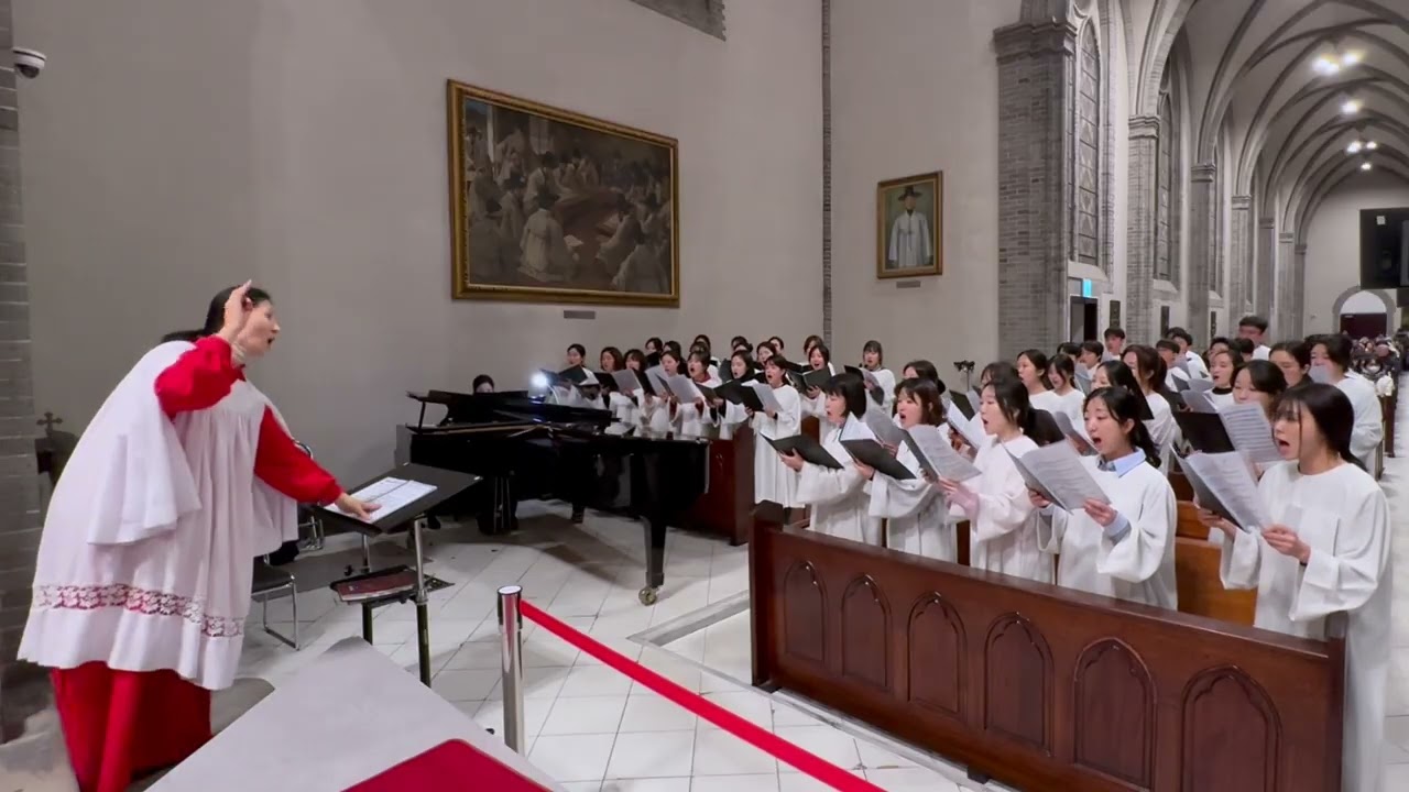 성탄송가 | 명동성당 청년성가대 엘리 | 2025년 12월 25일 주님 성탄 대축일