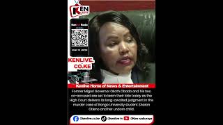 Judgment Day! Okoth Obado Learns Fate in Sharon Otieno Murder Case #viral #trending #youtube