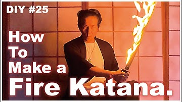 How to make a Fire Katana.Fire Sword.World