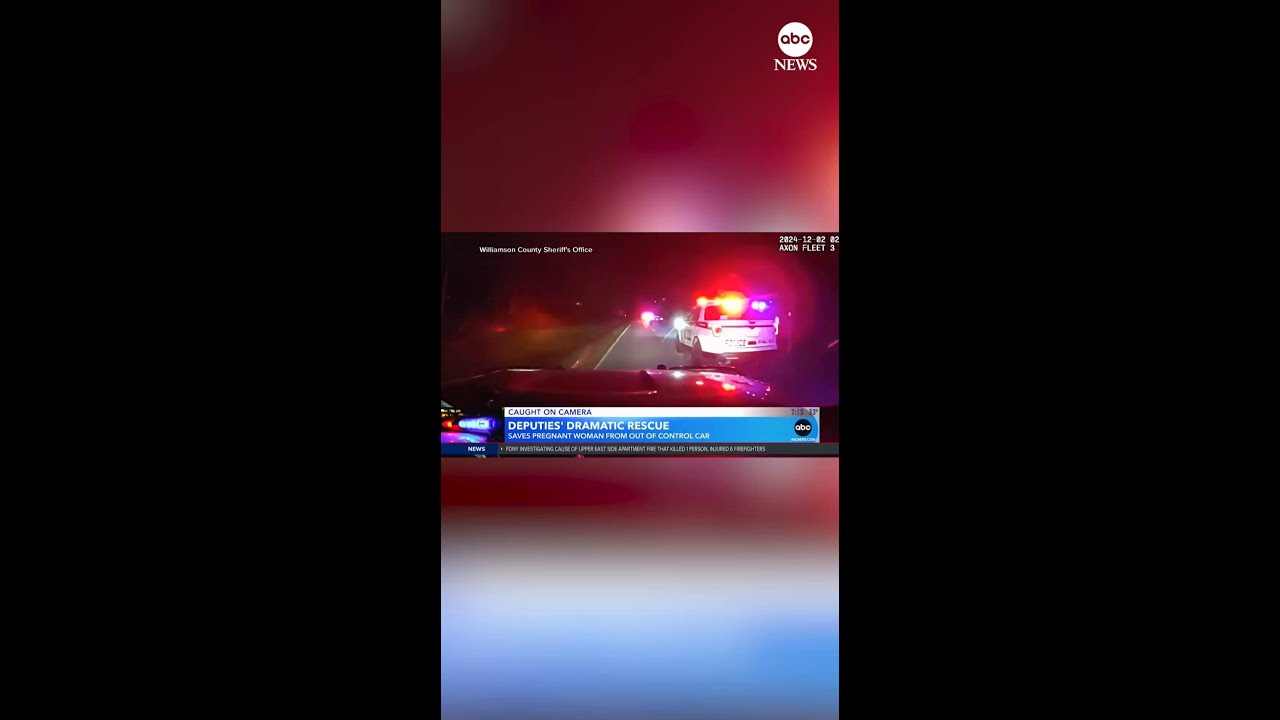 Deputies stop pregnant woman's runaway car from plunging into lake ...