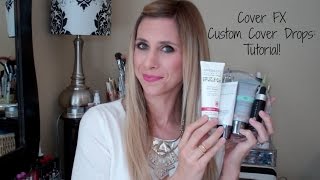 Cover FX Custom Cover Drops Tutorial | Summer Saldana
