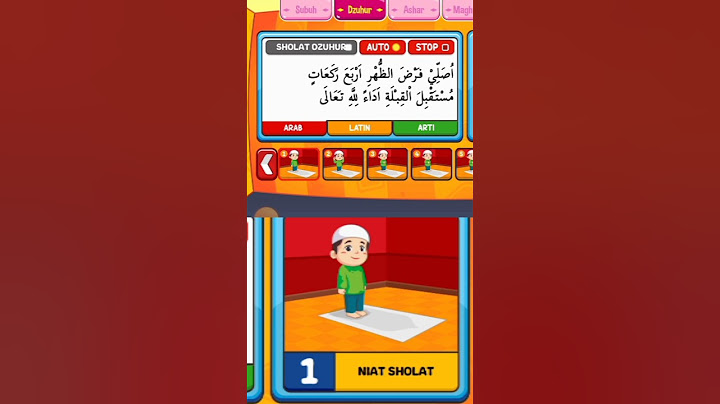 Do'a Niat Sholat Dzuhur