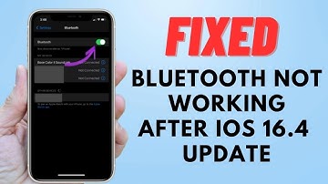 How to Fix Bluetooth Not Working After iOS 16.4 Update