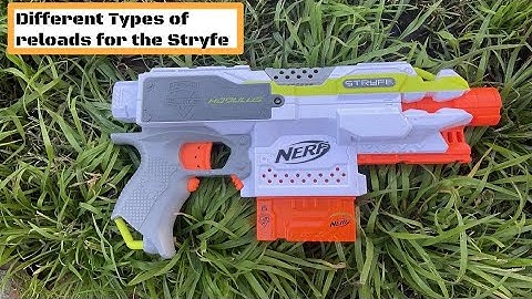 Different types of reloads for the Stryfe