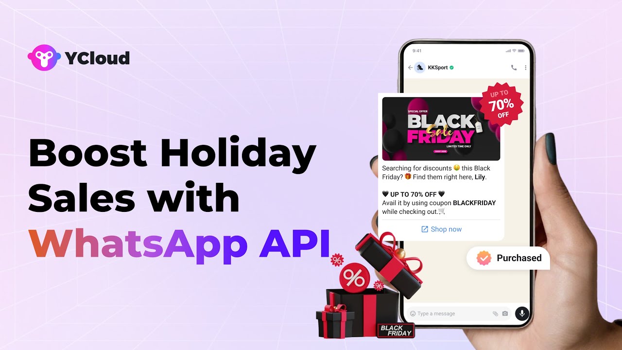⁣How to Boost Holiday Sales with WhatsApp API | YCloud Conversational Marketing Guide 2025