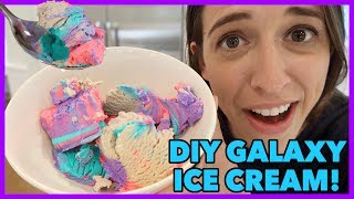DIY Galaxy Themed Ice Cream