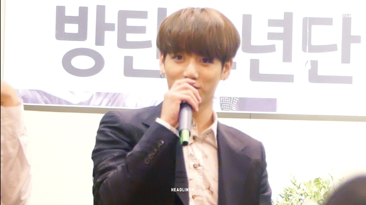 161104 BTS 龍山ファンサイン会 - ジョングク、オッパって呼ばれたく