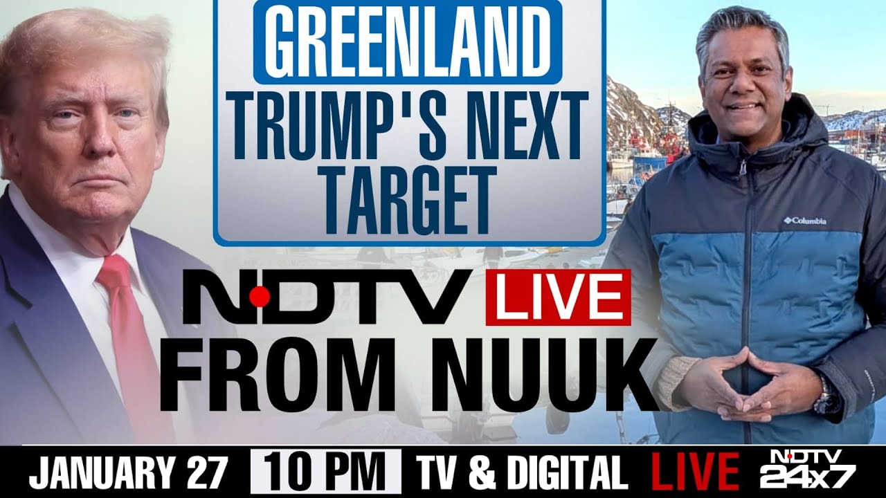 Greenland, Trump's Next Target? | NDTV Live From Nuuk | Left, Right And Centre