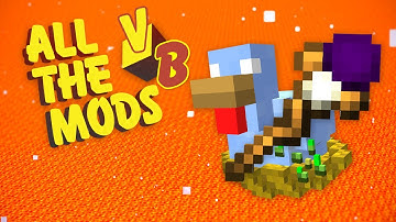All The Mods Volcano Block EP18 Resource Chickens + Acceleration Wand