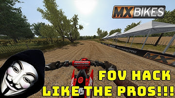 MX BIKES - Field of View HACK like the PROS!!!