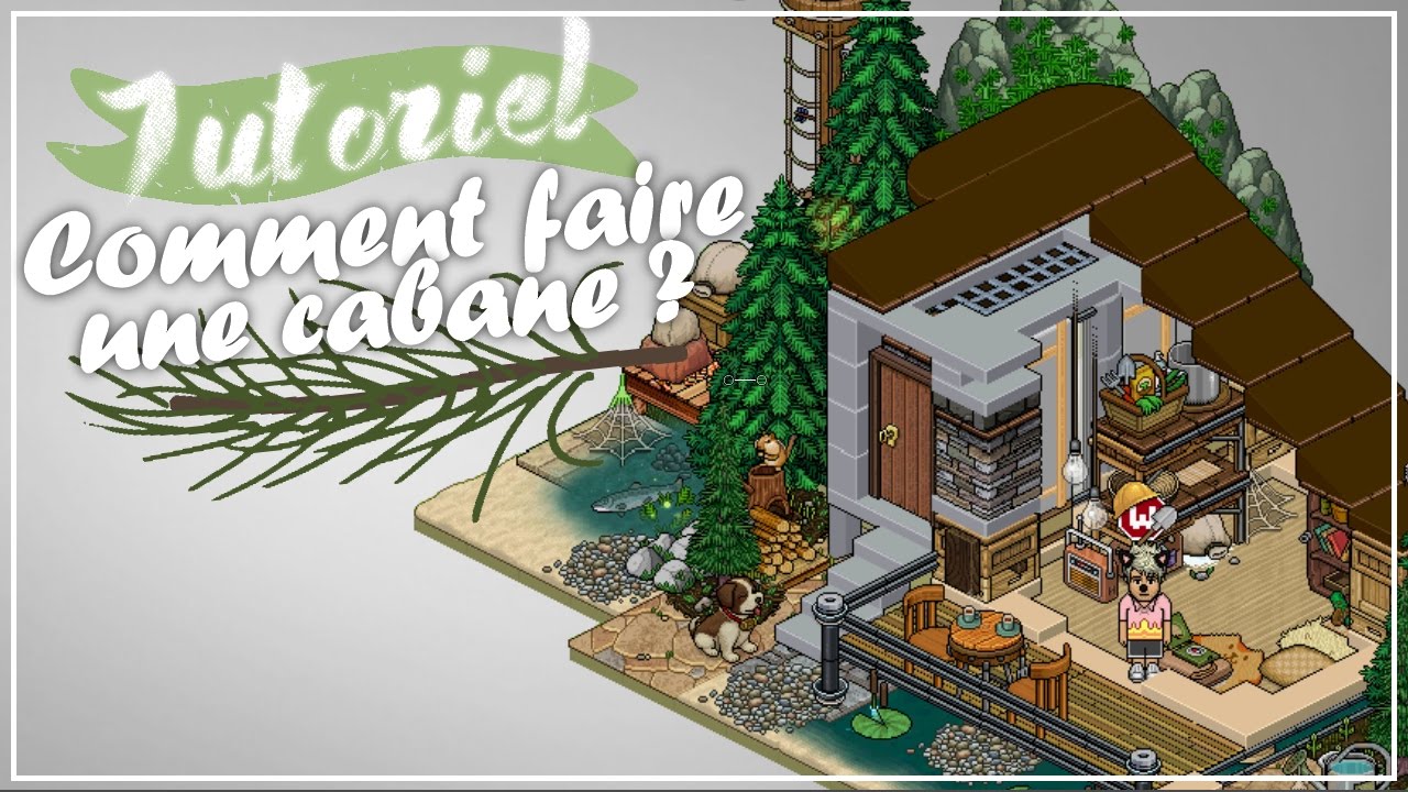 HABBO TUTO - Cabane - YouTube