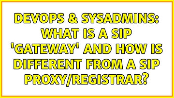 DevOps & SysAdmins: What is a SIP 